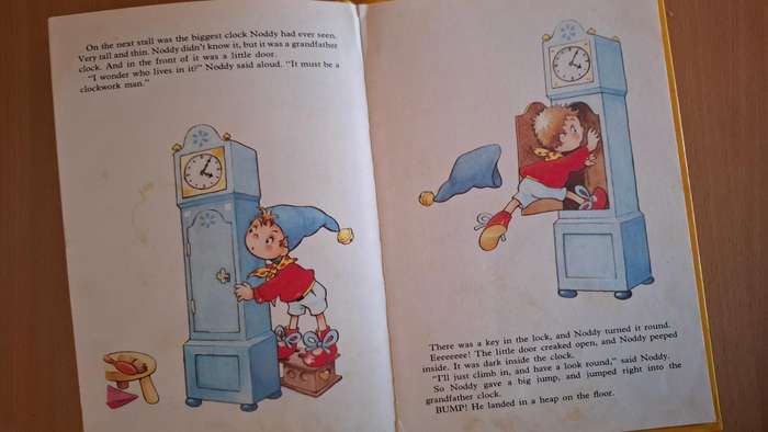 Noddy Goes to Market - Enid Blyton Picture Book  (Hardcover)