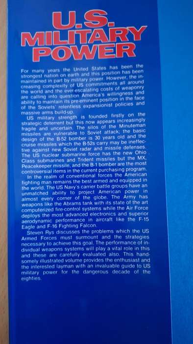 U.S. Military Power : Steven L.Rys  (Hardcover)