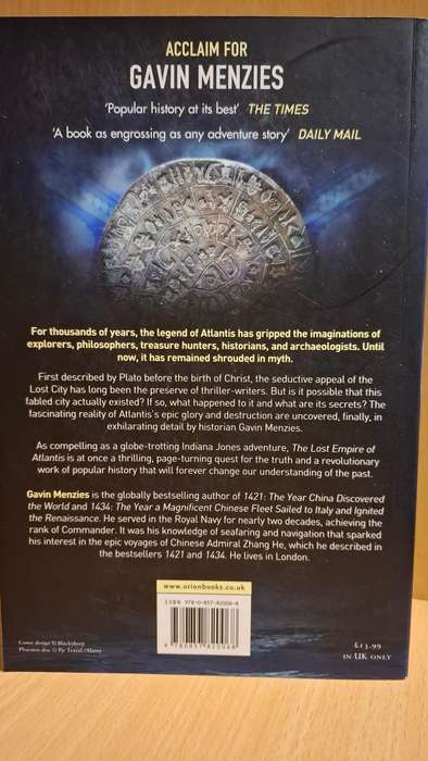 The Lost Empires of Atlantis : Gavin Menzies (Paperback)