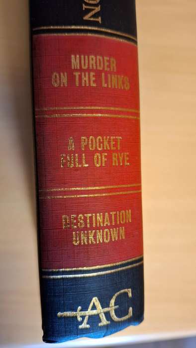 Murder on the Links/A Pocket Full of Rye/Destination Unknown : Agatha Christie (Hardcover)
