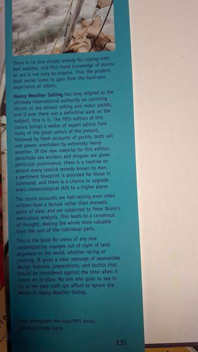 Adlard Coles` Heavy Weather Sailing : Peter Bruce  (Hardcover)