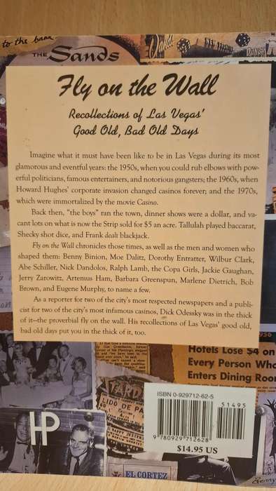 Fly on the Wall - Reflections of Las Vegas Goold Old, Bad Old Days : Dick Odessky (Paperback)