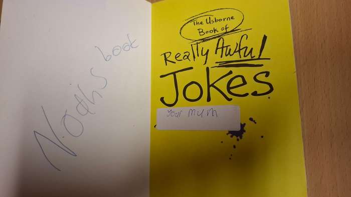 The Usborne Book of Really Awful Jokes about School and Other Stuff  (Paperback)