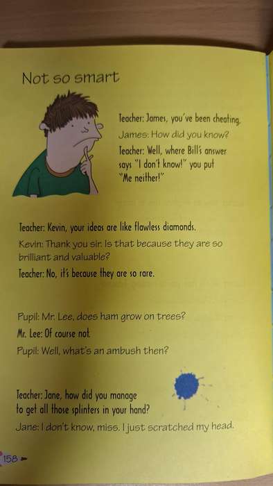The Usborne Book of Really Awful Jokes about School and Other Stuff  (Paperback)