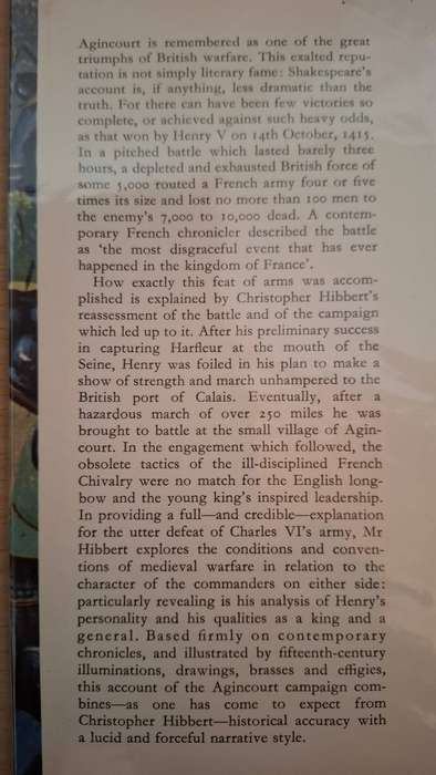 Agincourt : Christopher Hibbert  (Hardcover)