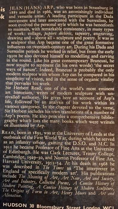 The World of Art Library - Arp : Herbert Read (203 Plates, 17 in colour)  Paperback