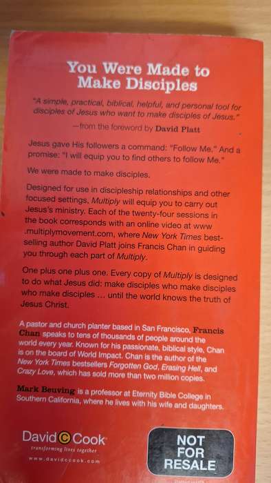 Multiply : Francis Chan  (Paperback)