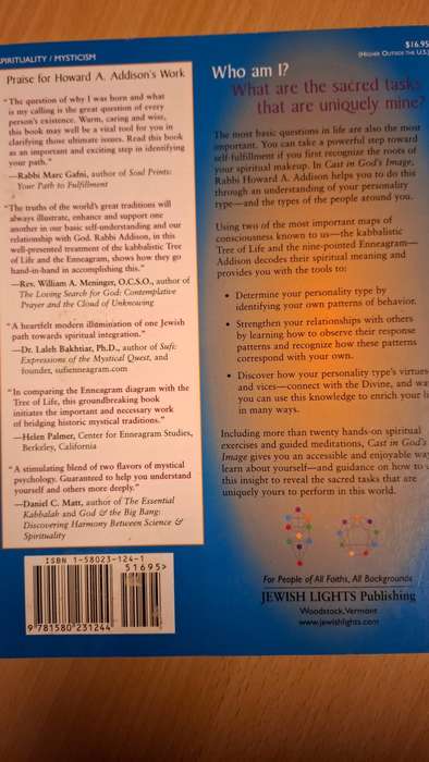 Cast in God`s Image - Discover Your Personality Type Using the Enneagram and Kabbalah (Paperback)