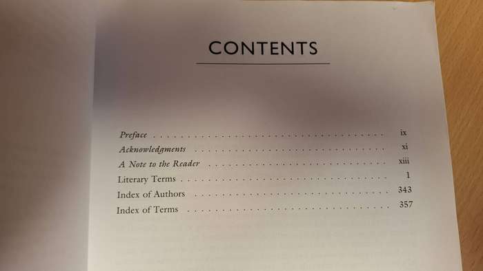 A Glossary of Literary Terms : M.H. Abrams, Geoffrey Harpham (Eighth Edition) Paperback