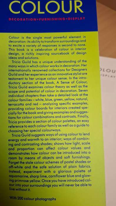 Tricia Guild on Colour - Decoration, Furnishing, Display (Paperback)