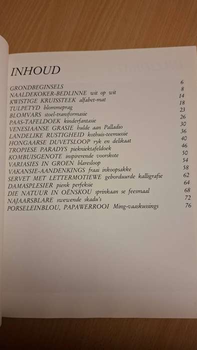 Dekoratiewe Borduurwerk vir die Huis