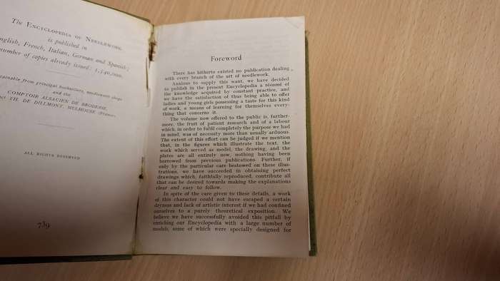 Encyclopedia of Needlework by TH. De Dillmont  (Hardcover)