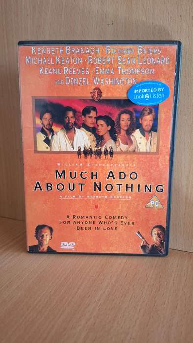 Much Ado About Nothing - Dvd (Kenneth Branagh, Michael Keaton, Keanu Reeves)