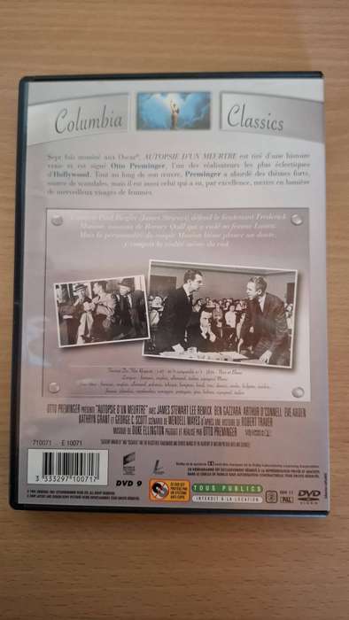 Autopsie d`unmeurtre - Dvd