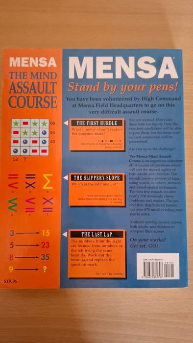 MENSA The Mind Assault Course : Dave Chatten and Carolyn Skitt  (Paperback)