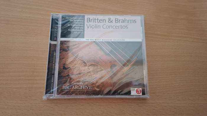 Britten & Brahms - Violin Concertos - CD  (NEW CONDITION)