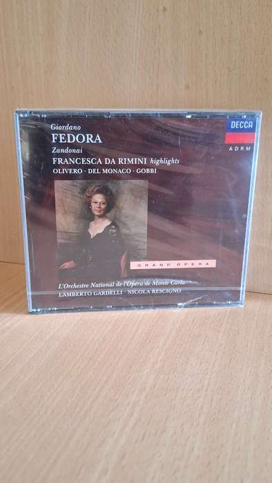 Giordano Fedora/Olivero, Del Monaco, Gobbi, Gardelli - CD  (NEW CONDITION) 2 discs