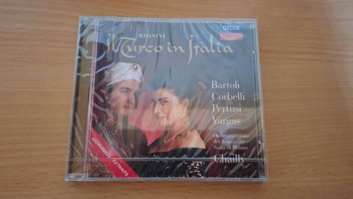 Rossini IL Turco in Italia - Bartoli, Corbelli, Pertusi, Vargas - CD (NEW CONDITION)