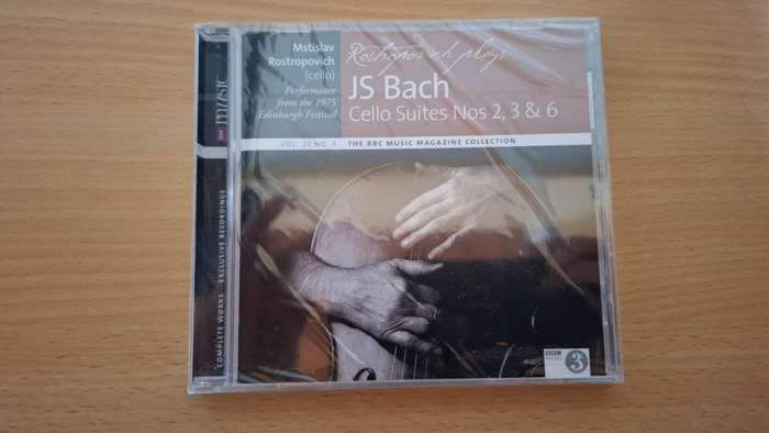 JS Bach - Cello Suites Nos 2,3 & 6 - CD  (NEW CONDITION)