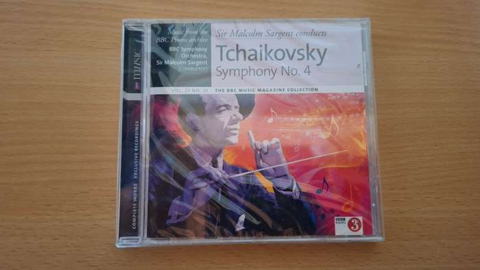 Sir Malcolm Sargent conducts Tchaikovsky Symphony No. 4 - CD  (NEW CONDITION)