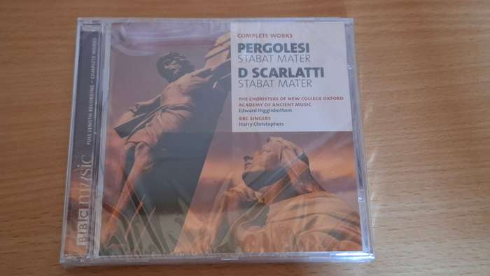 Pergolesi. Stabat Mater. D Scarlatti - CD  (NEW CONDITION)