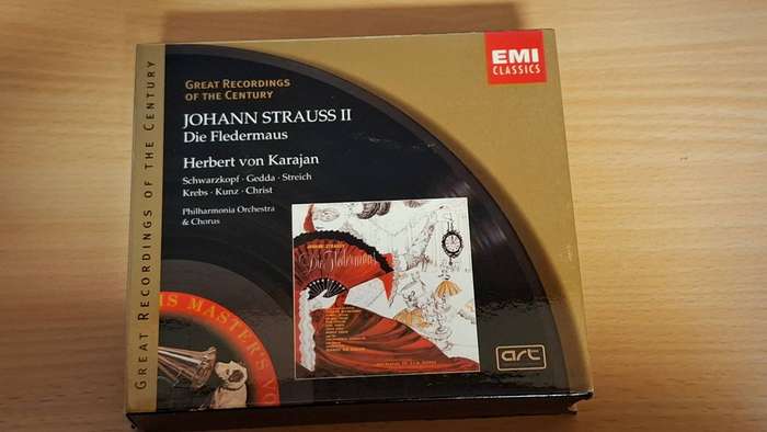 Johann Strauss II - Die Fledermaus/Herbert von Karajan - CD  (2 discs)