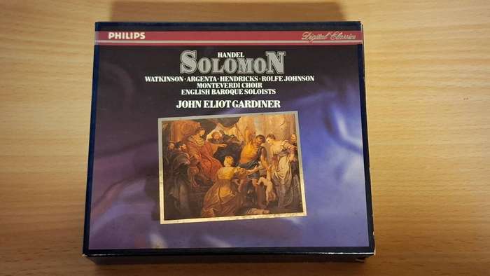 Handel - Solomon/John Eliot Gardiner- CD  (2 discs)
