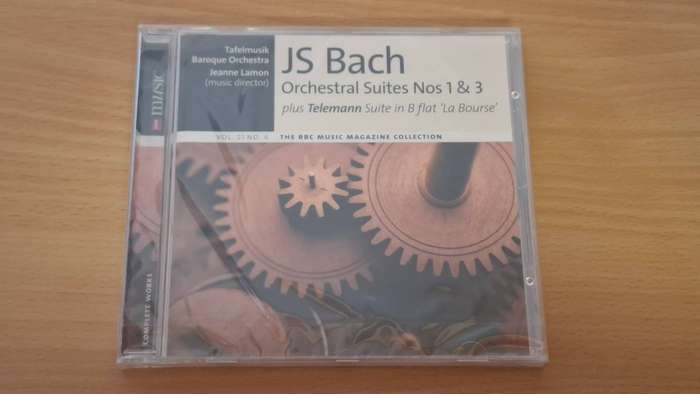 JS Bach - Orchestral Suites Nos 1 & 3 - CD  (NEW CONDITION)