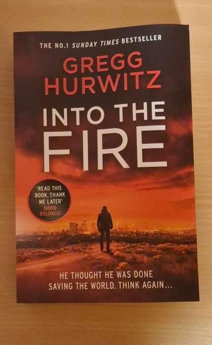 Into the Fire: Gregg Hurwitz  (Large Paperback)  NEW CONDITION