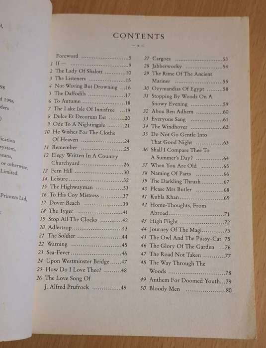 The Nation`s Favourite Poems (Foreword by Griff Rhys Jones) Paperback