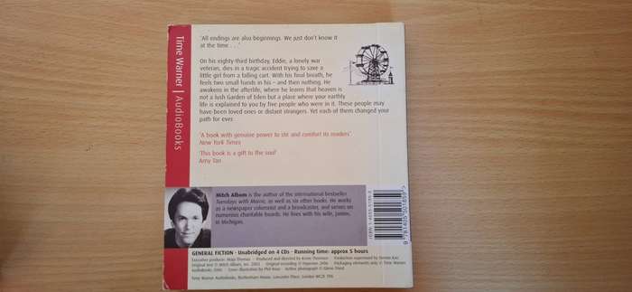 The Five People You Meet in Heaven : Mitch Albom (Audio)  4 CD`s