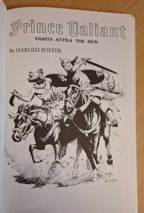 Prince Valiant Fights Attila The Hun by Hal Foster (Hardcover)