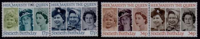 England, Scott #1137,40,1986,MNH,QEII,Pairs,CV$3.50