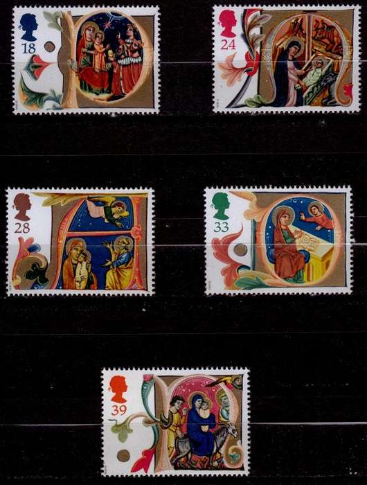 Great Britain, Scott #1416/20,1991,MNH,QEII,CV$4.00