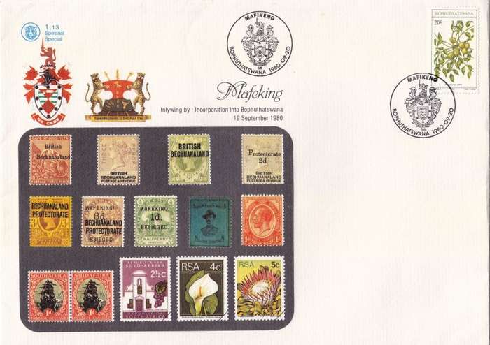 South Africa, Bophuthatswana, Scott #59,1980,Size of cover 16.3cmX23cm