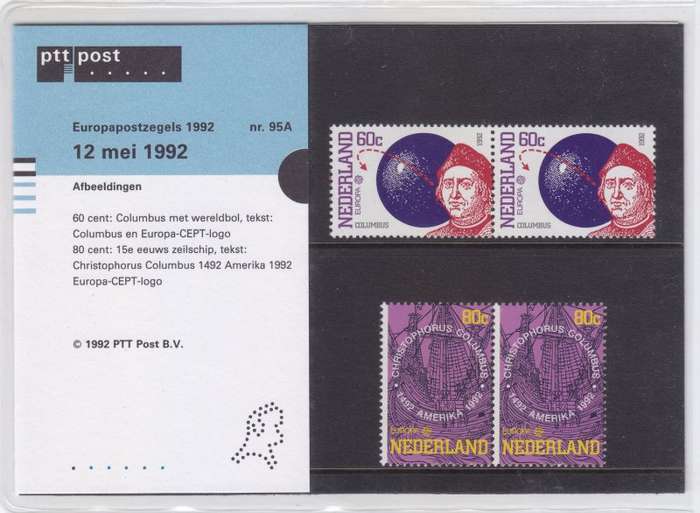 Netherlands, Scott #810/1,1992,MNH,Presentation Pack,CV$3.00