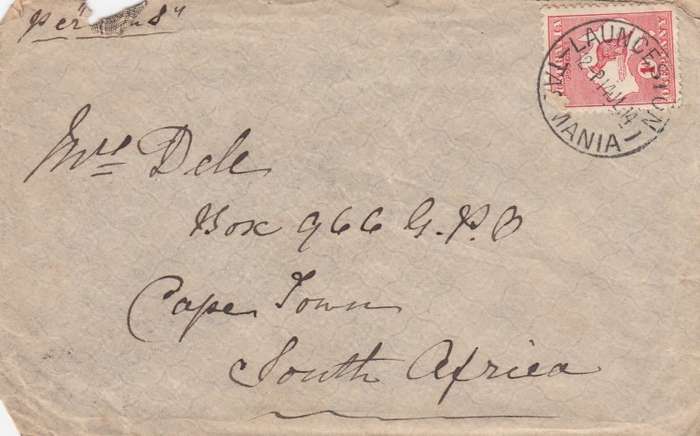 Denmark, Cover to Cape Town,1914
