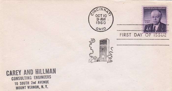 US, Scott #1161,1960,FDC,Size 16.6cmX9.4cm