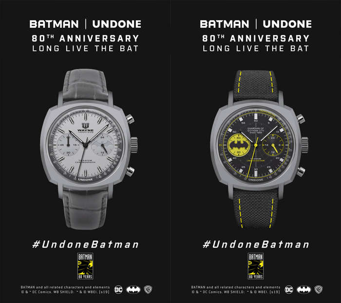 "THE CAPED CRUSADER" AND "THE DARK KNIGHT" WATCH COLLECTION