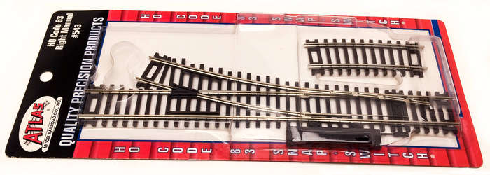 ATLAS: HO CODE-83 MANUAL SNAP-SWITCH RIGHT #543