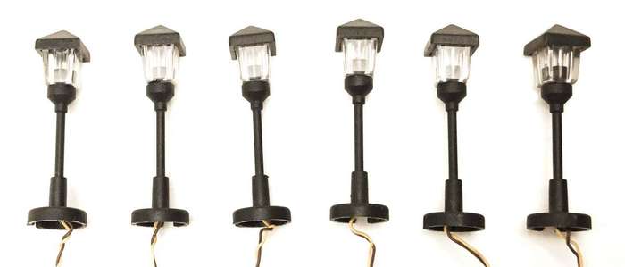 Railway Layout Lights (HO): 6x