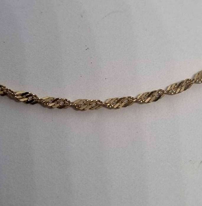 9ct Yellow Gold Twisted Link Chain