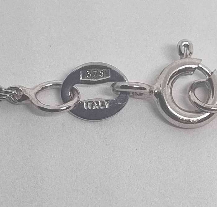 9ct White Gold Rope Chain