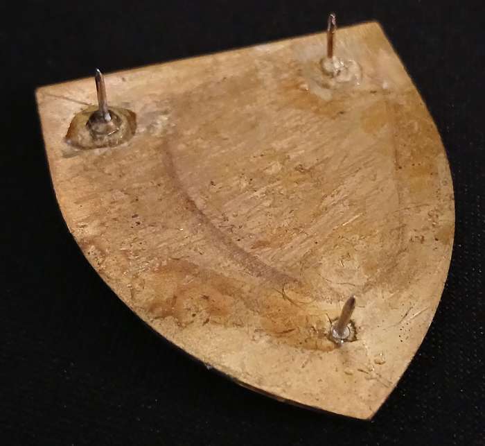 SADF 61 BASE WORKSHOP SHOULDER FLASH          ( TWO PINS REPAIRED )               L85