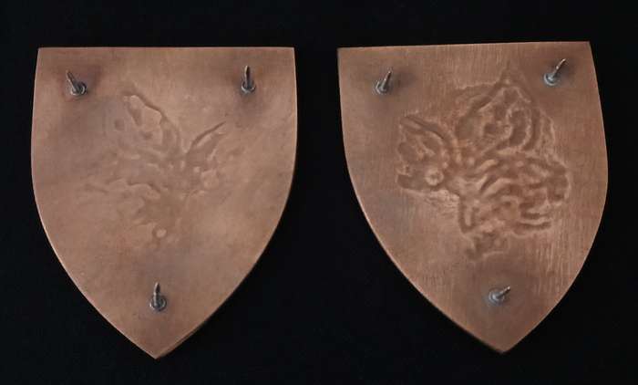 SADF Rouxville Commando Shoulder Flashes - Very Rare - L116