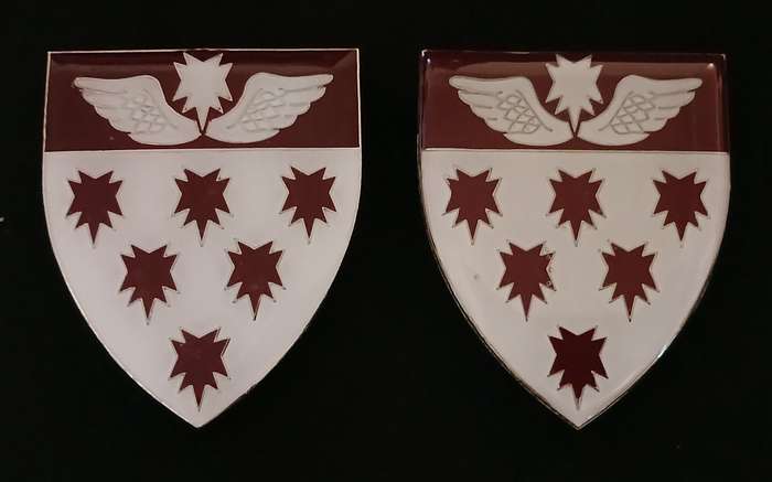 SA ARMY - SADF 7 Medical Group Battalion Shoulder Flash Pair                 L131