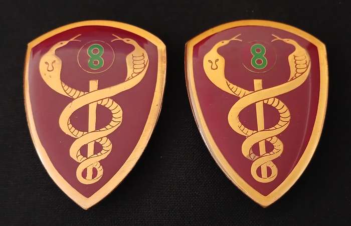 SADF -- SAMS   8 MOBILE HOSPITAL SHOULDER FLASH PAIR                  L156