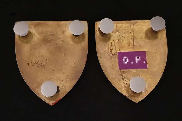 SADF EASTERN PROVINCE COMMAND ( GOLD TYPE ) SHOULDER FLASH PAIR                    L166
