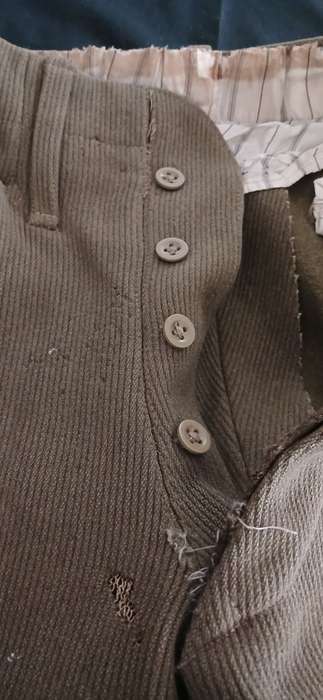 Boer War riding breeches with suede pads
