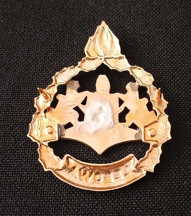 Homelands ---- LEBOWA POLICE WARRANT OFFICERS RANK BADGE               P12